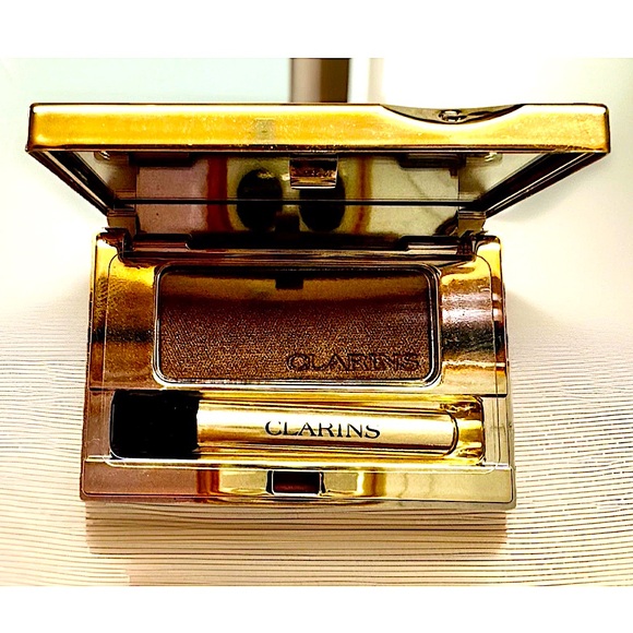 👁️CLARINS👁️ #13 OMBRE MINERALE Wet & Dry SMOOTHING LONG-LASTING EYESHADOW🍫 - Picture 3 of 5